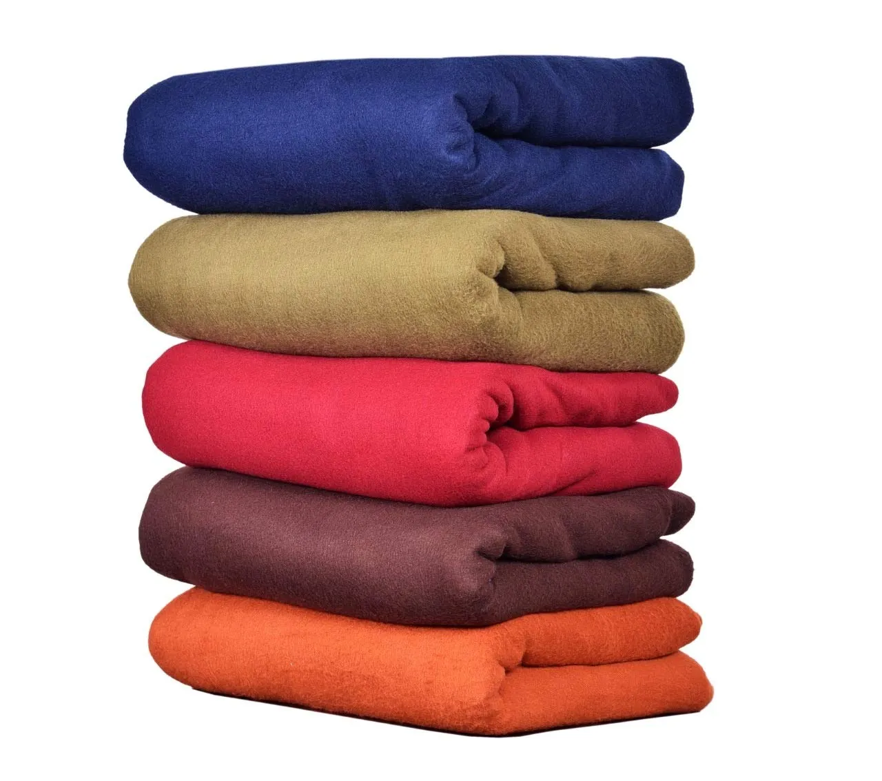 Goyal's Polar Fleece Single Bed Blanket 250 TC, Plain & Printed - Set of 10