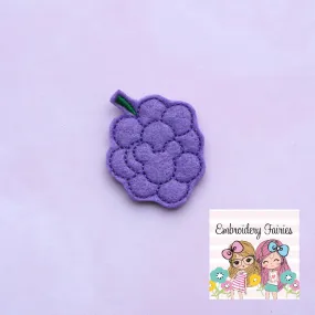 Grapes Feltie File - Grapes Feltie - ITH Design - Embroidery Digital File - Machine Embroidery File - Feltie Design - Feltie Pattern