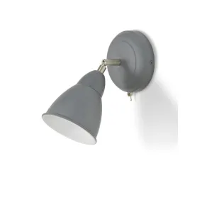 Harlaxton Wall Light | Charcoal | Steel