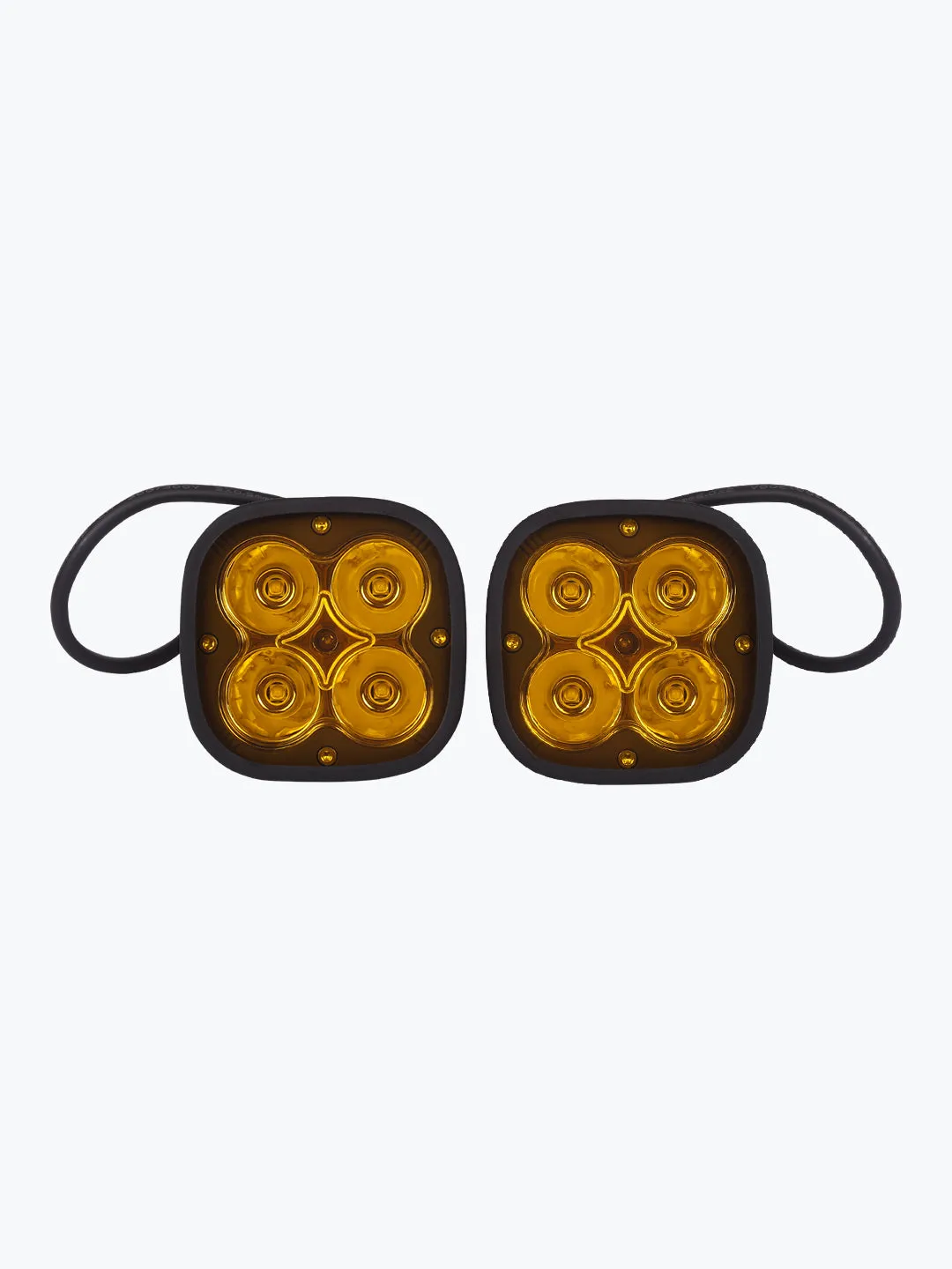 HJG 4 LED Cap Pair Fog Light Dimmerstat Premium