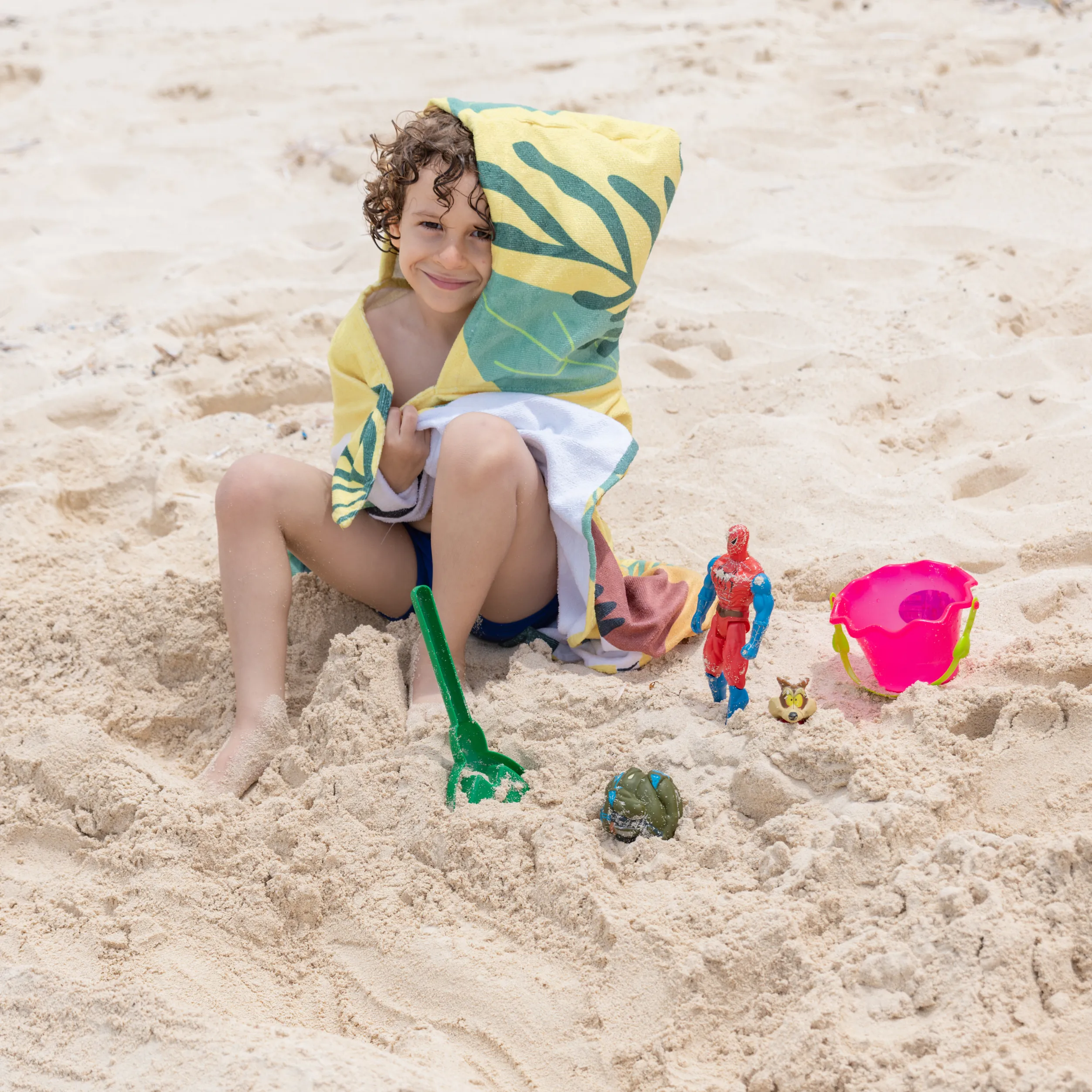 Hooded Beach Towel for Kids