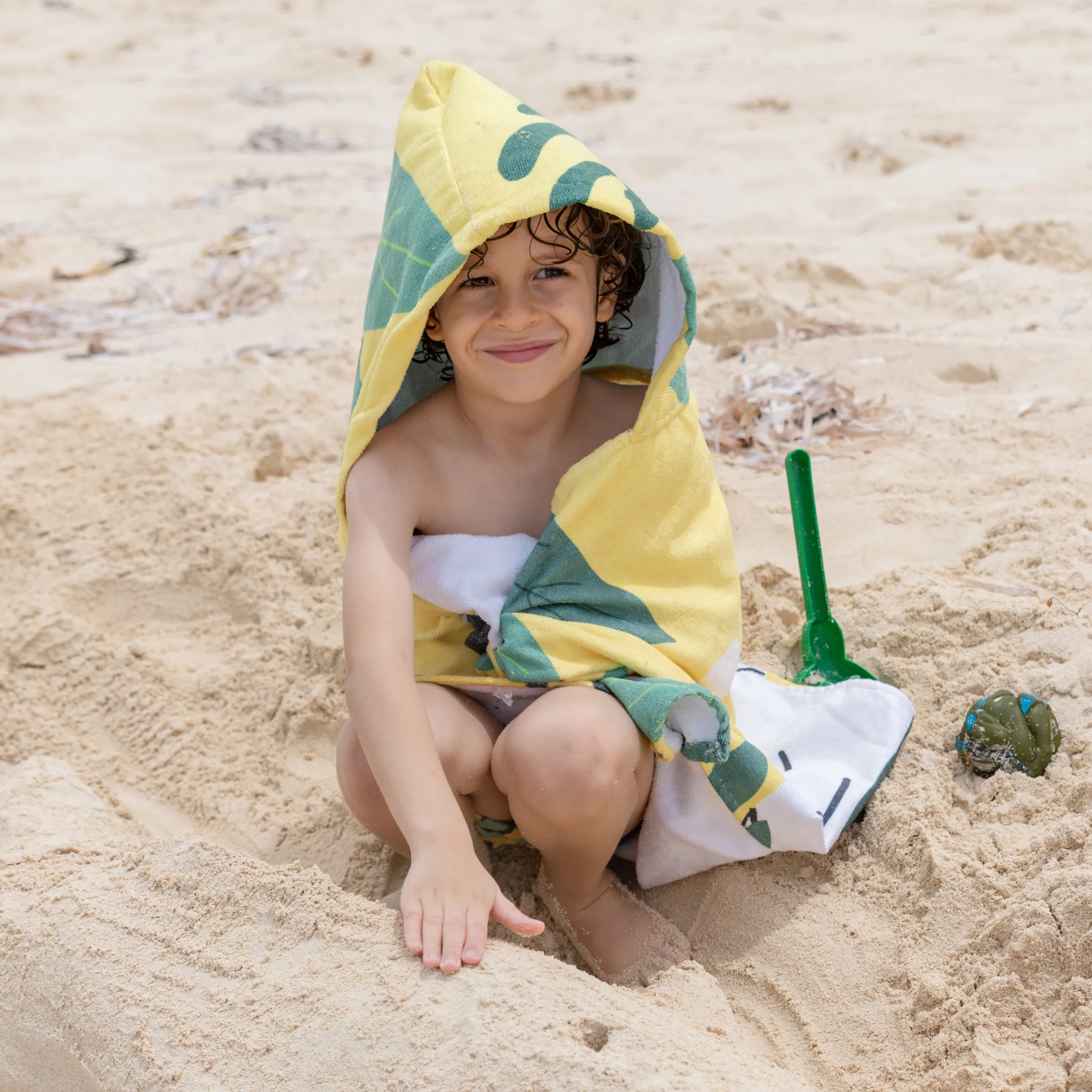 Hooded Beach Towel for Kids