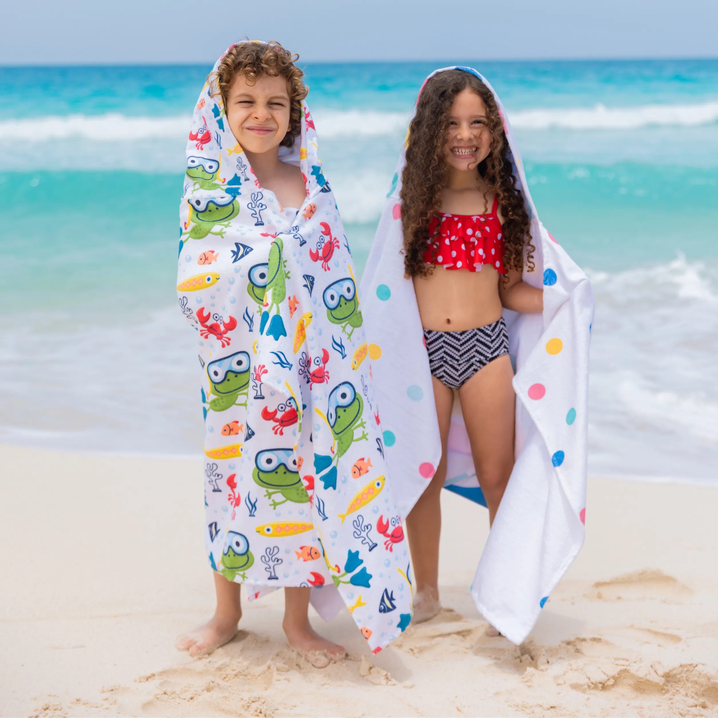 Hooded Beach Towel for Kids