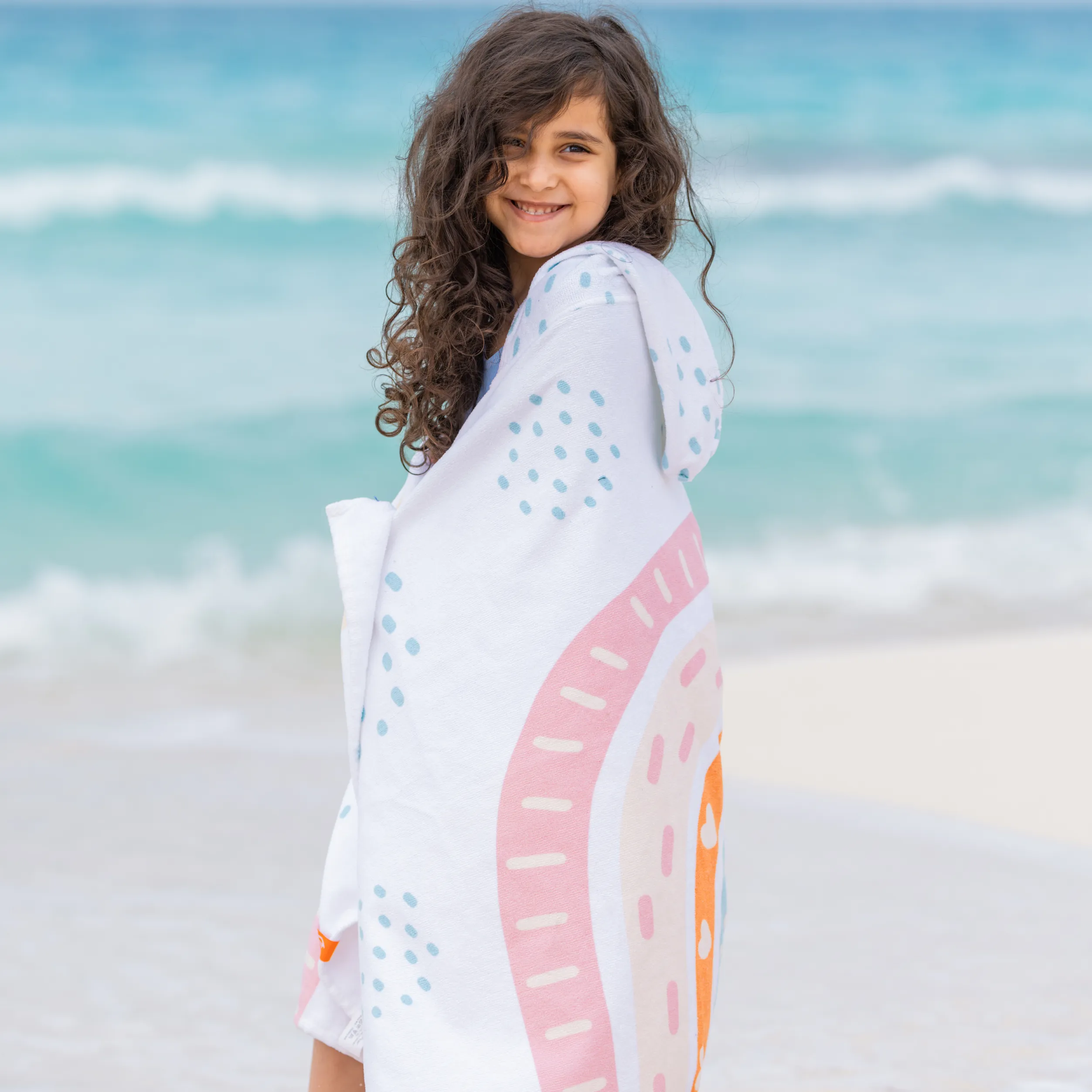 Hooded Beach Towel for Kids