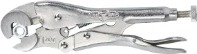 Irwin Original Series 02 Locking Plier, 10 in OAL, 1-1/8 in Jaw Opening, Plain-Grip Handle, 5/8 in W Jaw :CD 1: QUANTITY: 1