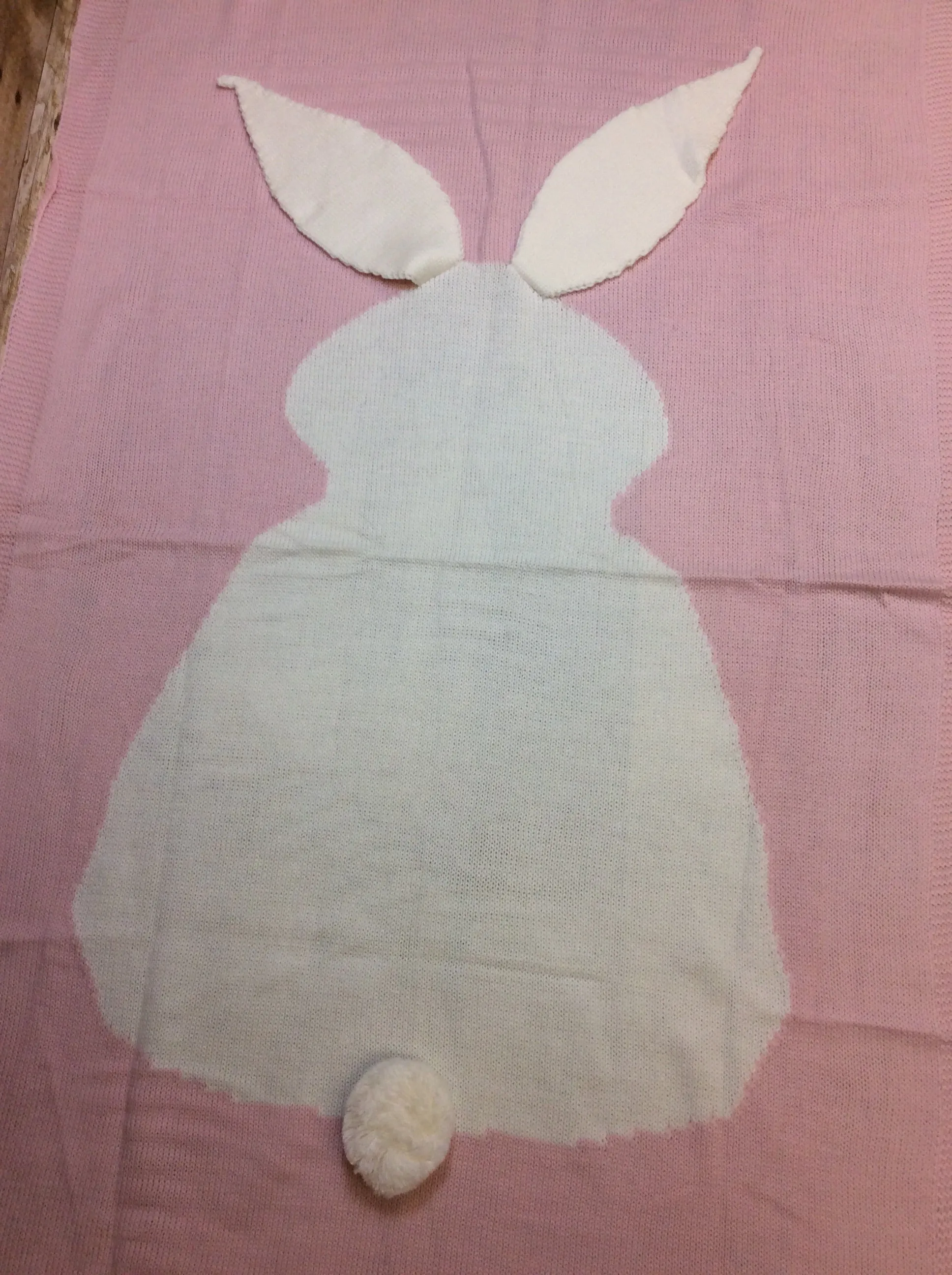 Knit Bunny Blanket