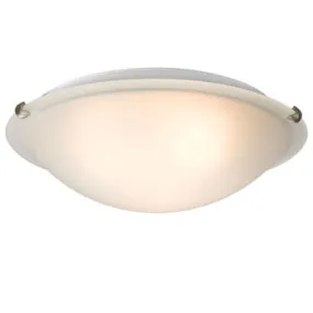 L680116FP016A1 - LED Flush Mount Ceiling Light, Pewter Finish, Frosted Glass, 16W, 1520 Lumens, Dimmable, ENERGY STAR