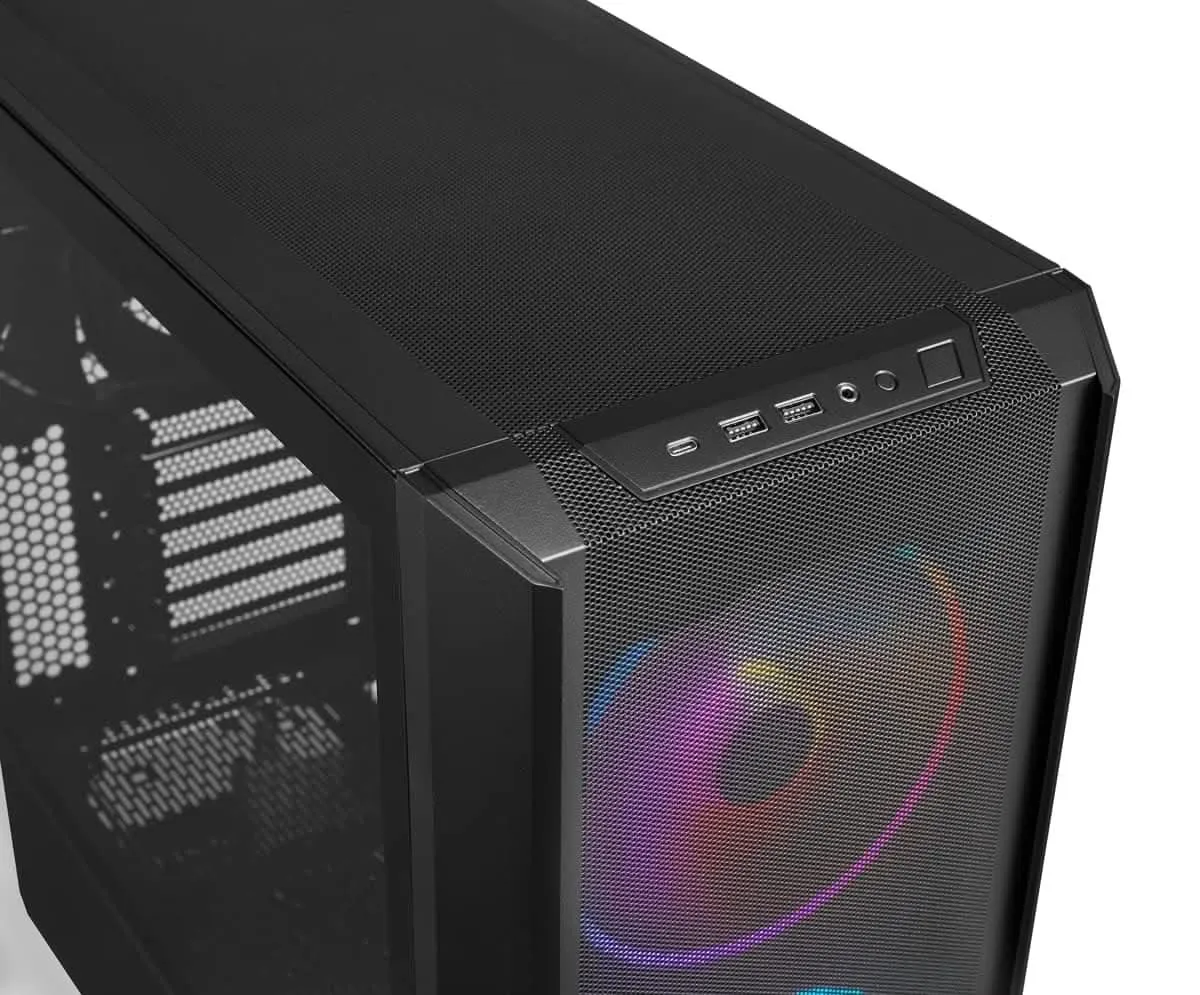 LIAN LI LANCOOL 216 RX MID-TOWER E-ATX CABINET BLACK