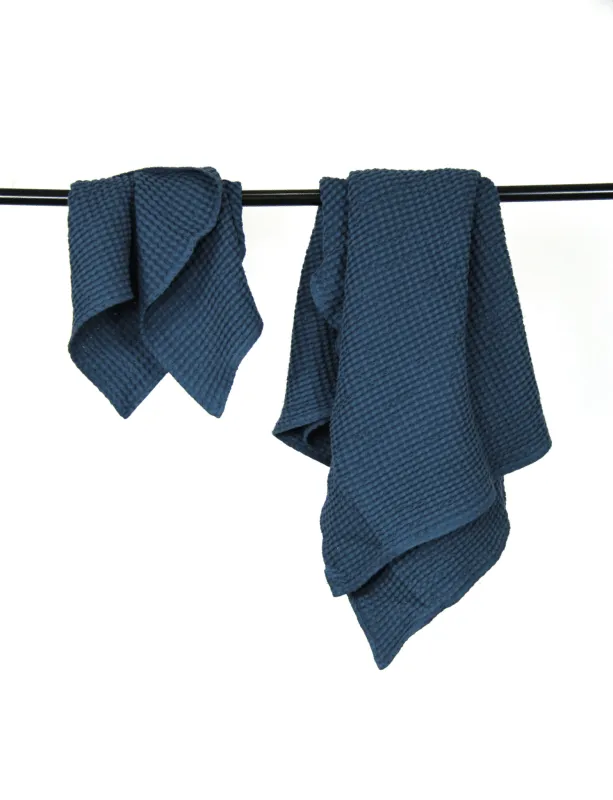 Light Grey linen waffle towel