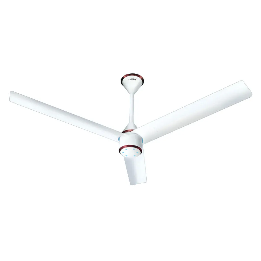 Luker Size Zero Crown BLDC Ceiling Fan 1200mm White Copper