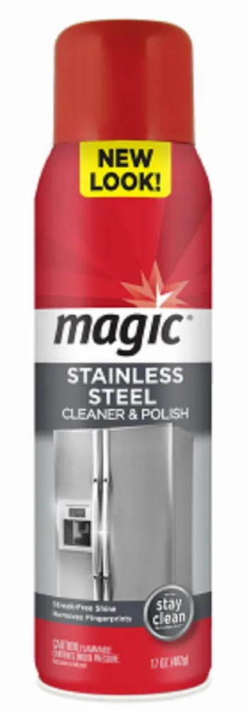 Magic 3062 17 oz Aerosol Stainless Steel Cleaner - Quantity of 2