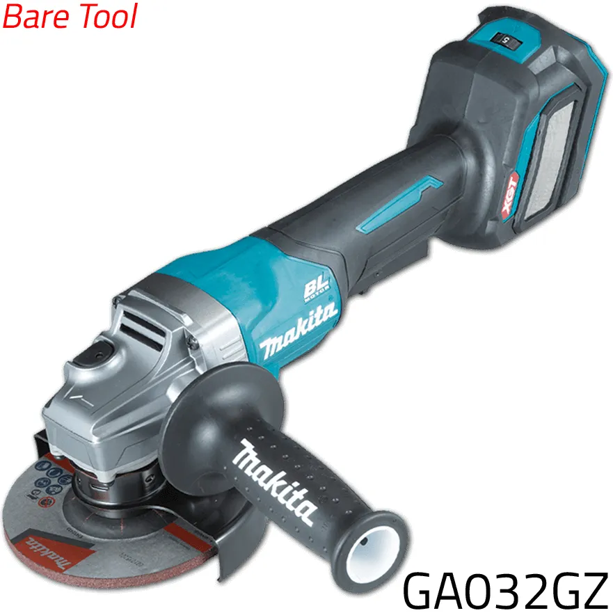 Makita GA032GZ 40V Cordless Angle Grinder (Paddle Switch) XGT