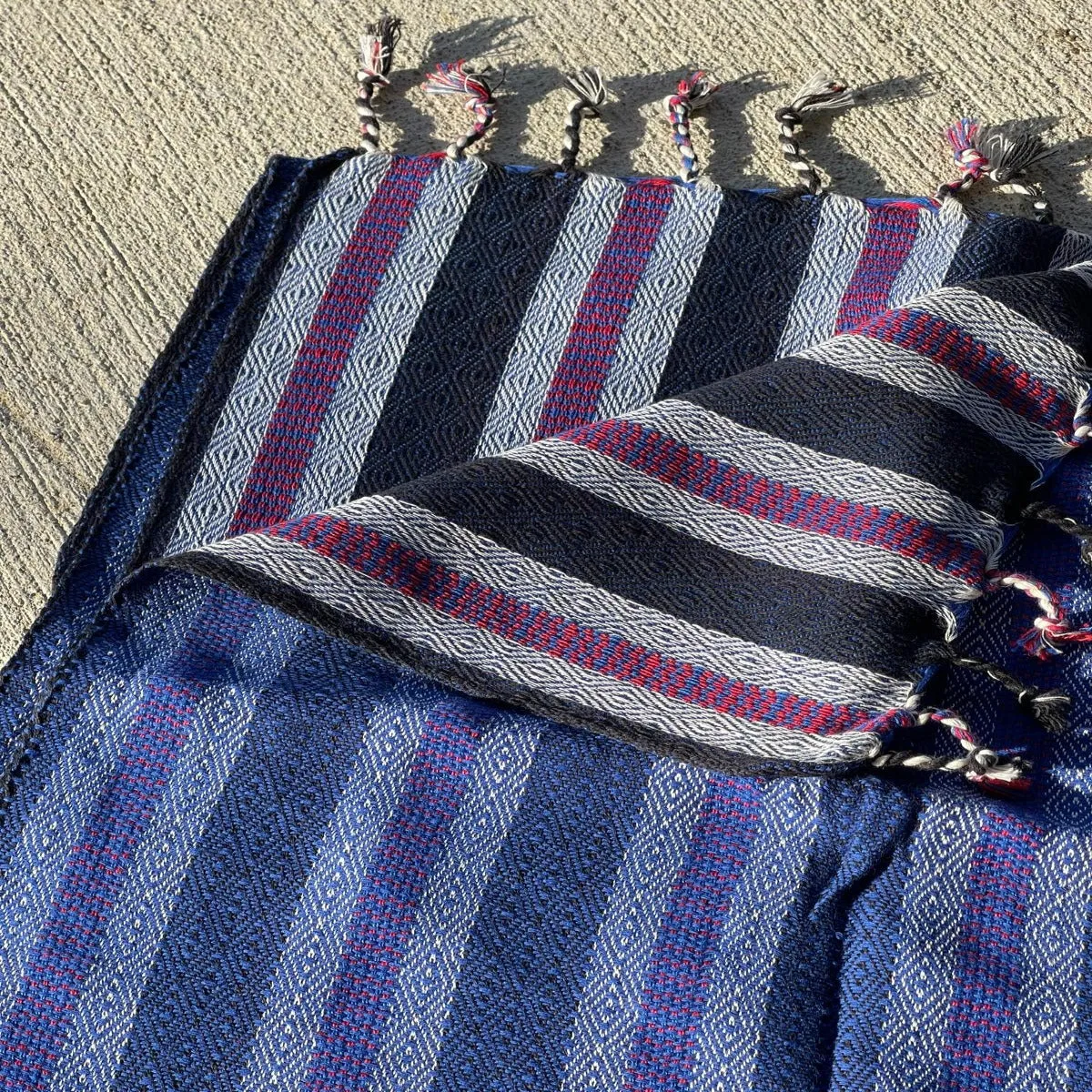 Midnight Blues Turkish Towel