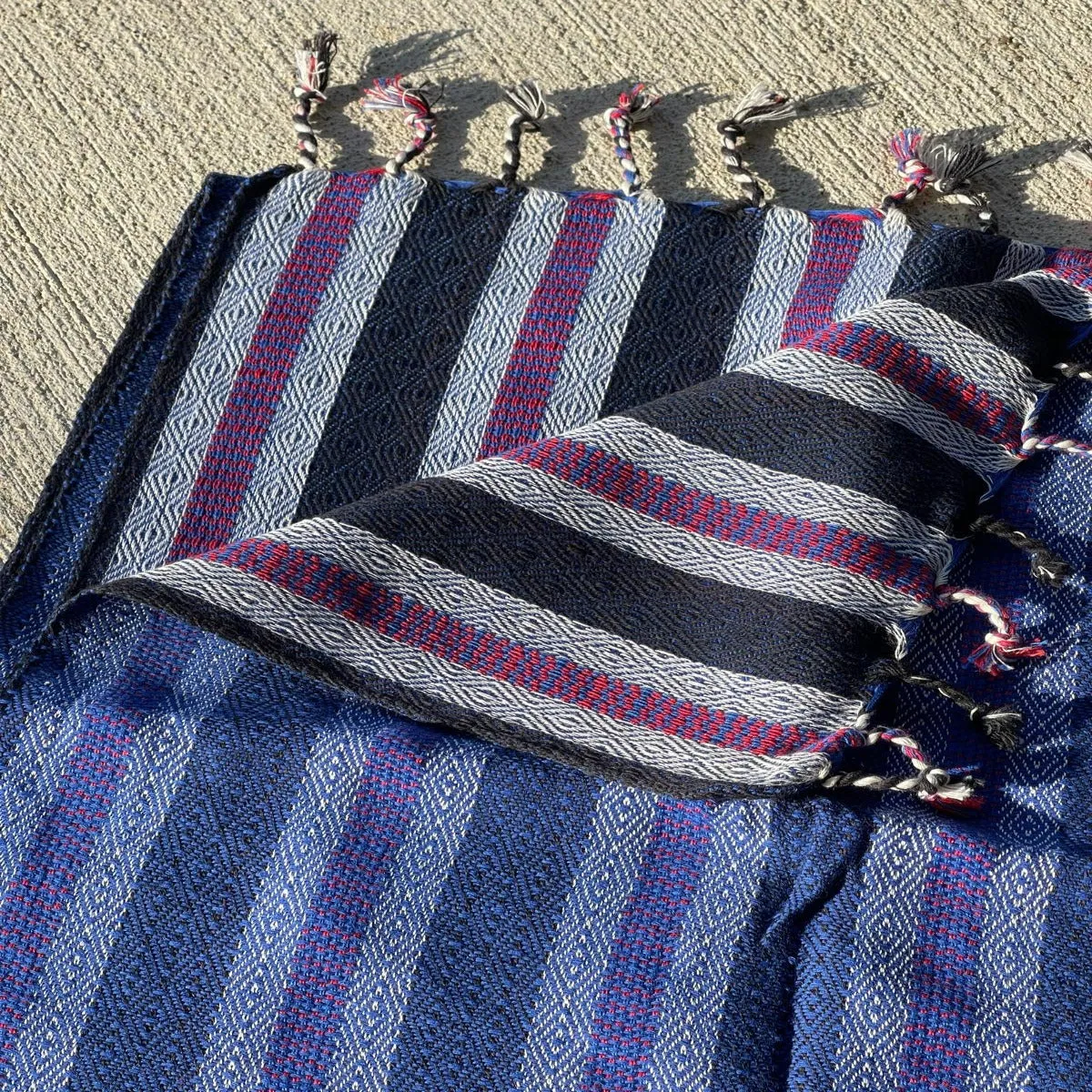 Midnight Blues Turkish Towel