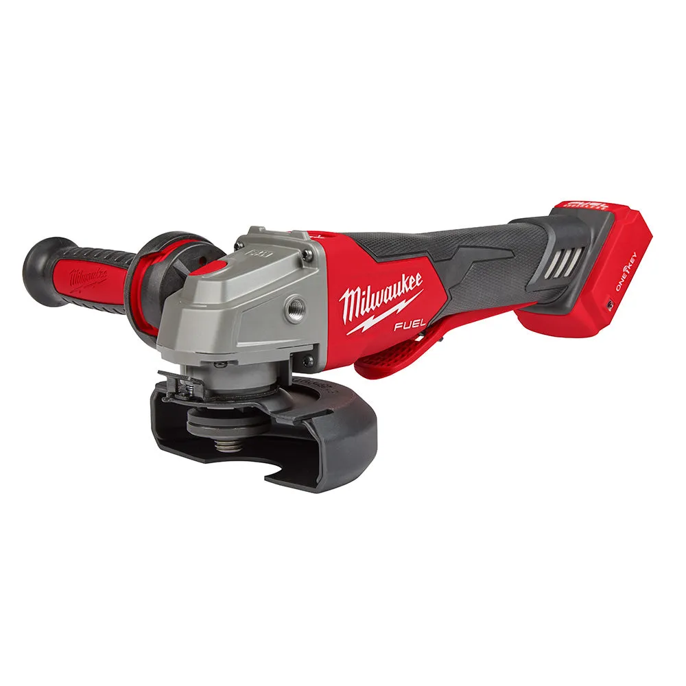 Milwaukee 2882-20 M18 FUEL™ 4-1/2" / 5" Braking Grinder w/ ONE-KEY™  Paddle Switch, No-Lock