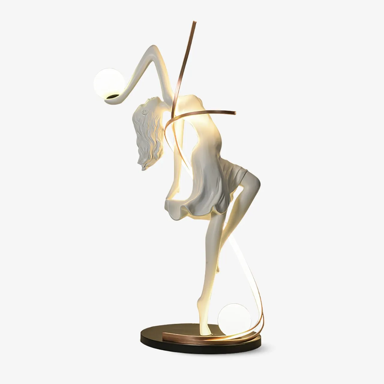 Misha Goddess Statue Floor Lamp