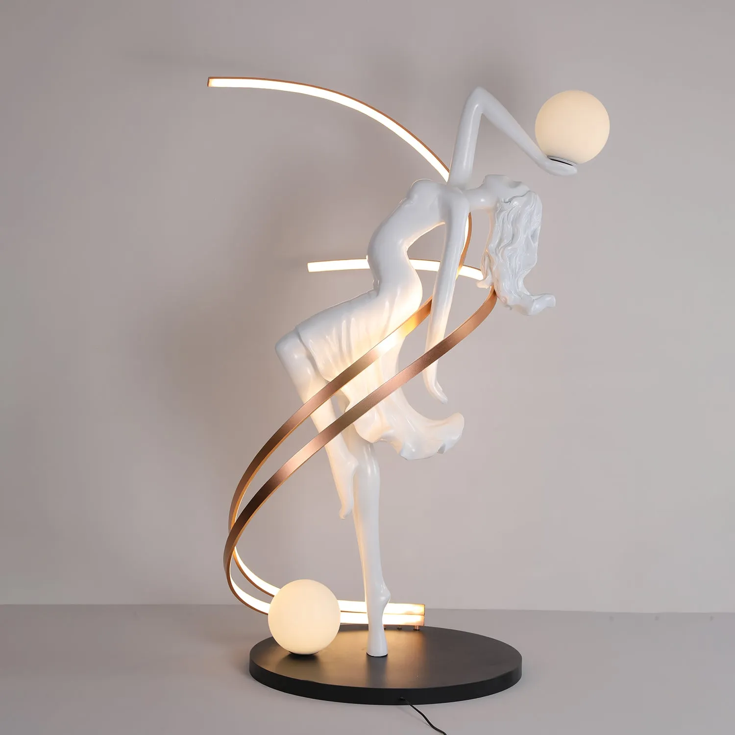 Misha Goddess Statue Floor Lamp