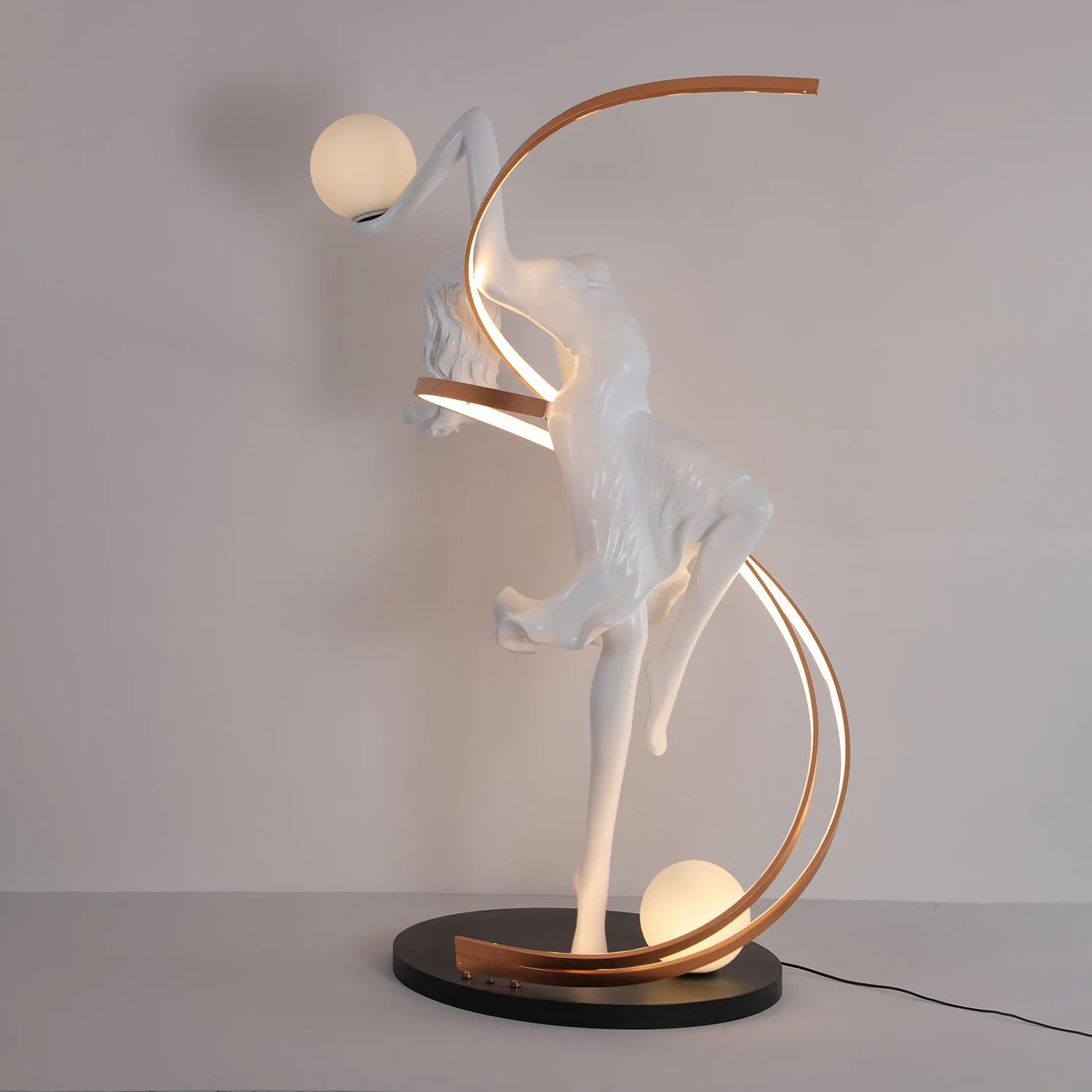 Misha Goddess Statue Floor Lamp