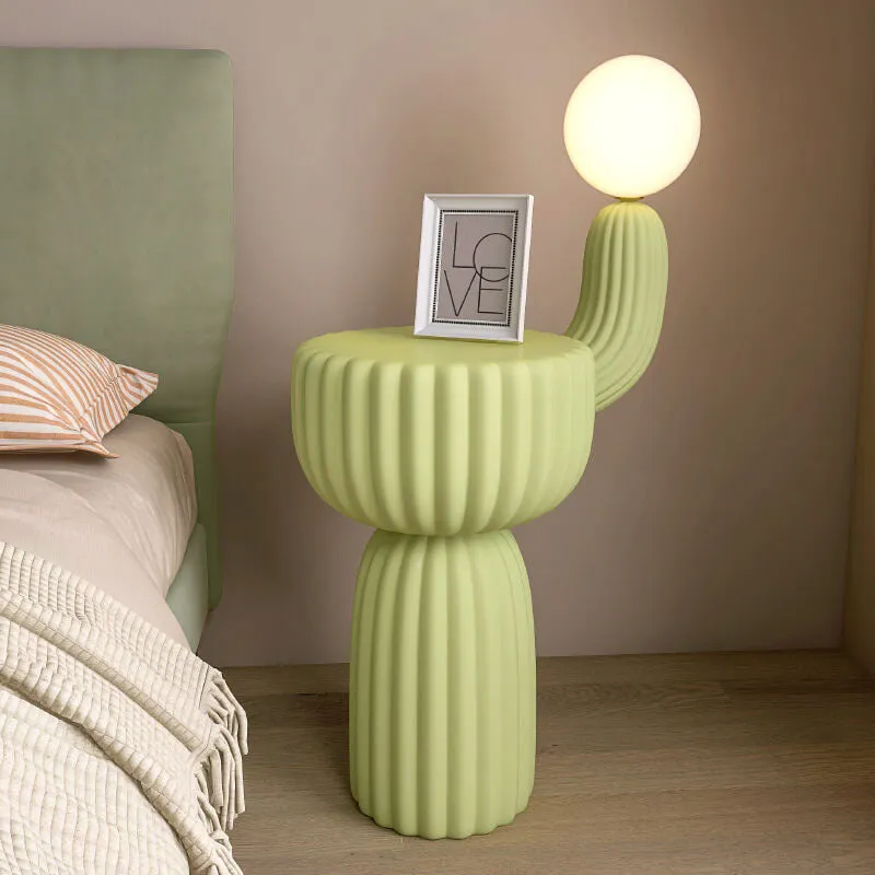 Modern Creative Resin Cactus Decorative 1-Light Standing Floor Lamp