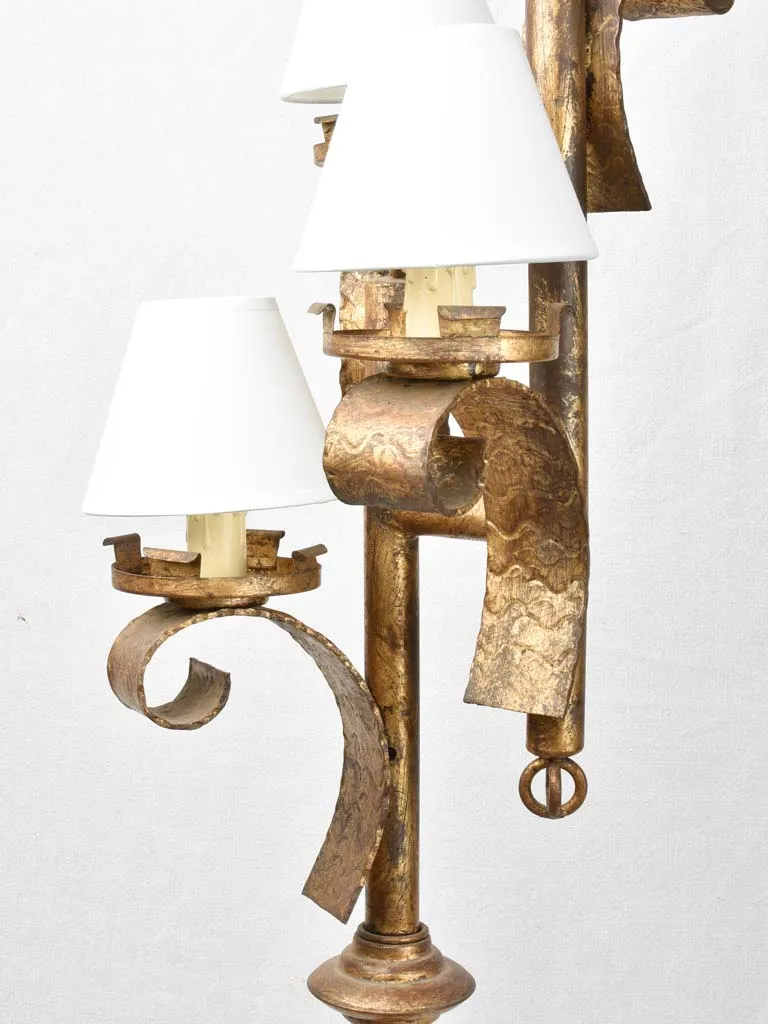 Modern floor lamp with 5 lights - gold 63"