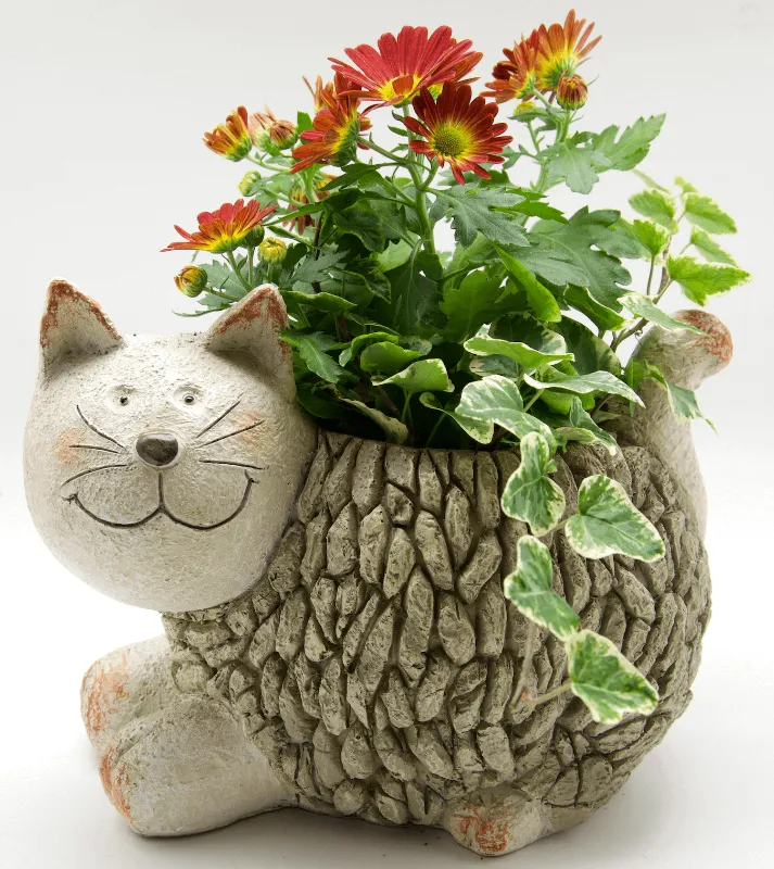 Mosaic Cat Planter