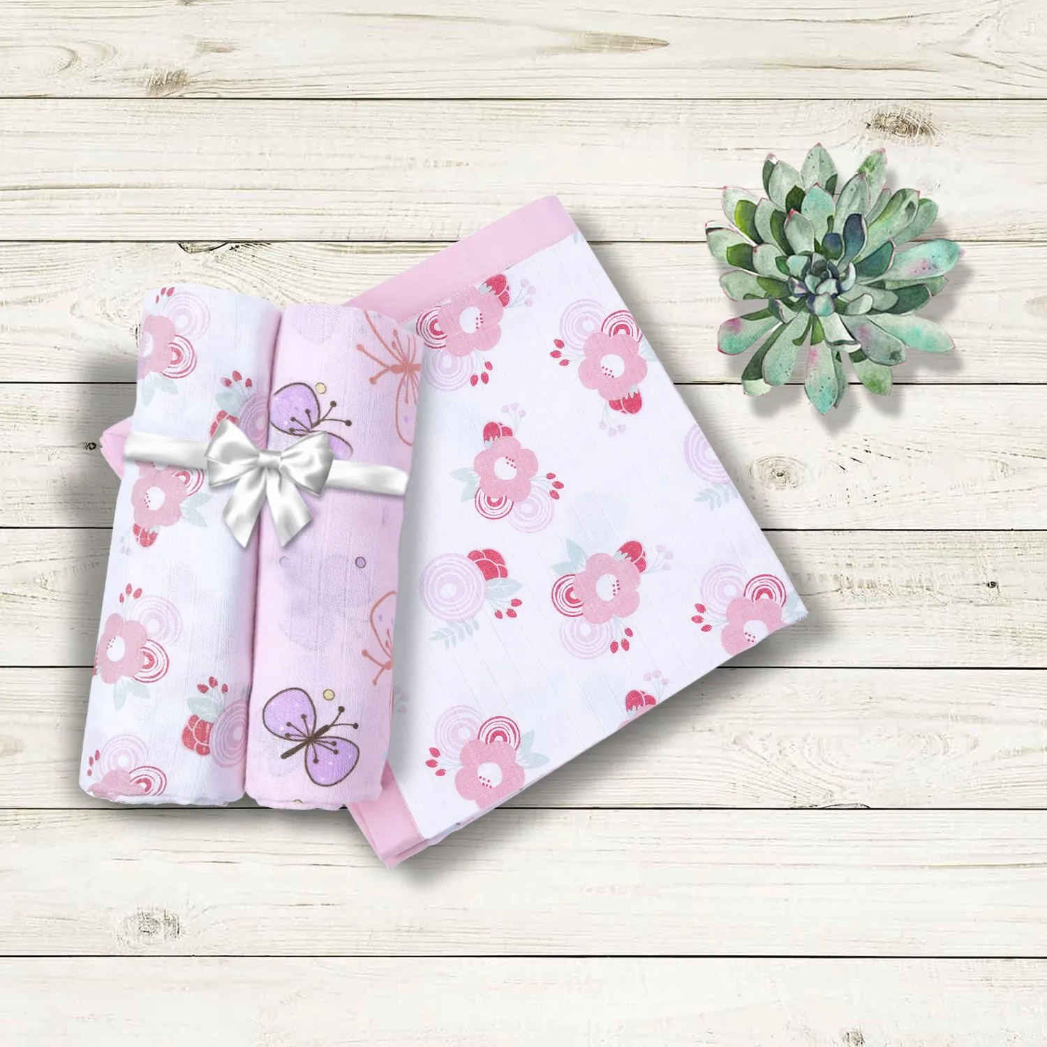 Muslin Blanket - 4 Layered - Floral Print