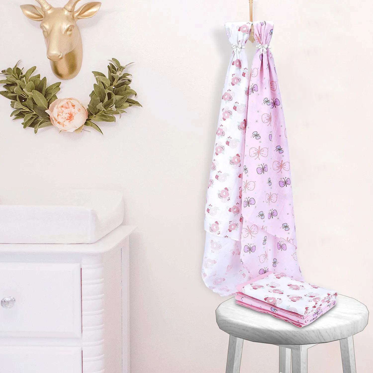 Muslin Blanket - 4 Layered - Floral Print