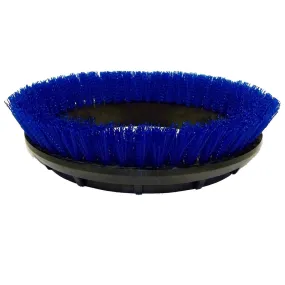 Oreck® Orbiter® 12" Blue Food Service Tile & Grout Floor Scrubbing Brush