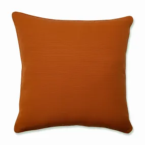 Outdoor/Indoor Solid Cinnabar 25-inch Floor Pillow