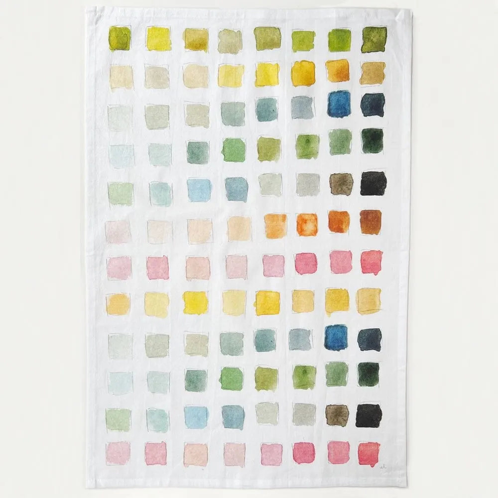 paint swatch towel