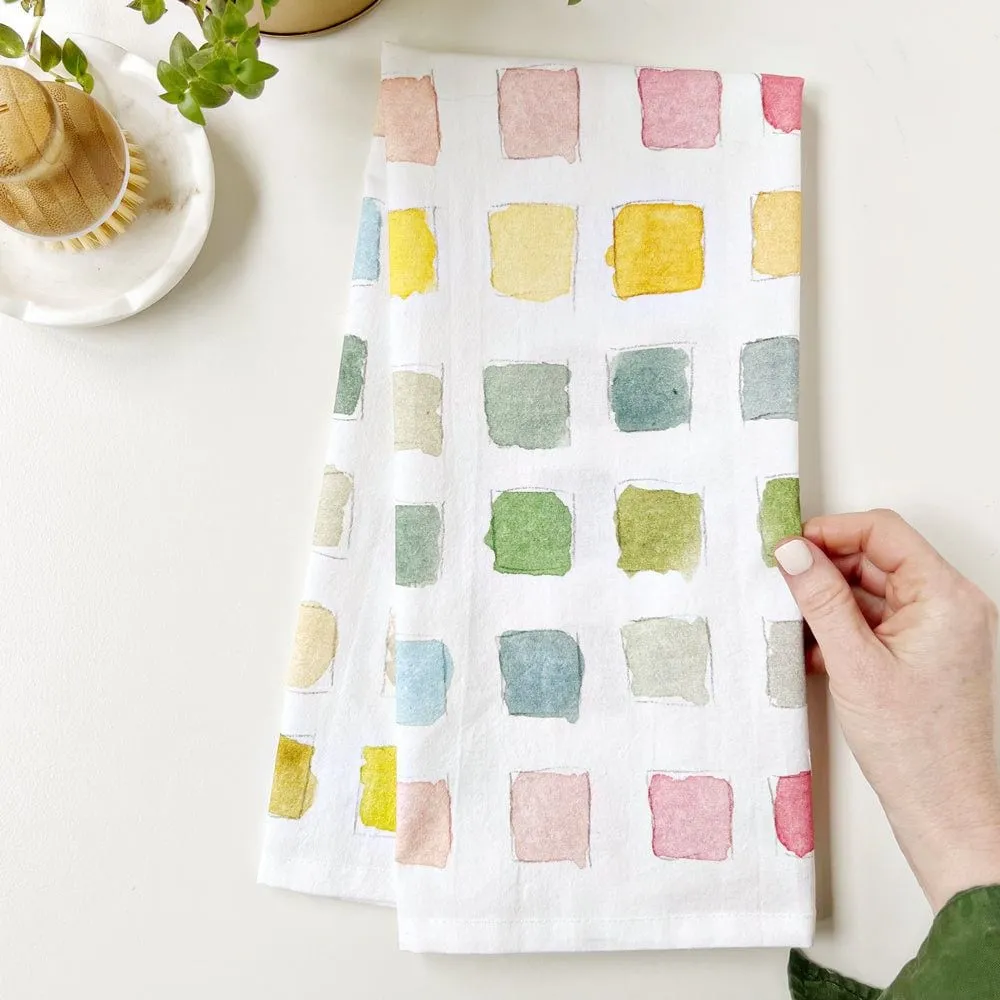 paint swatch towel