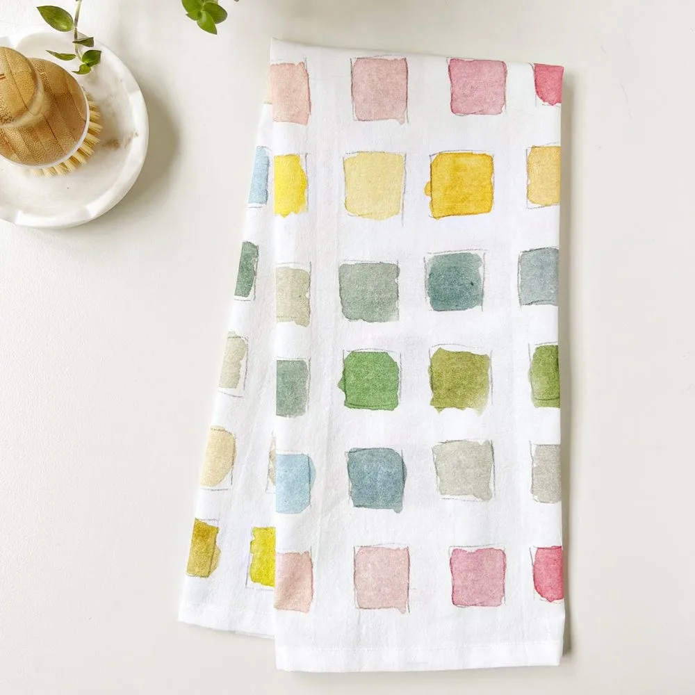 paint swatch towel