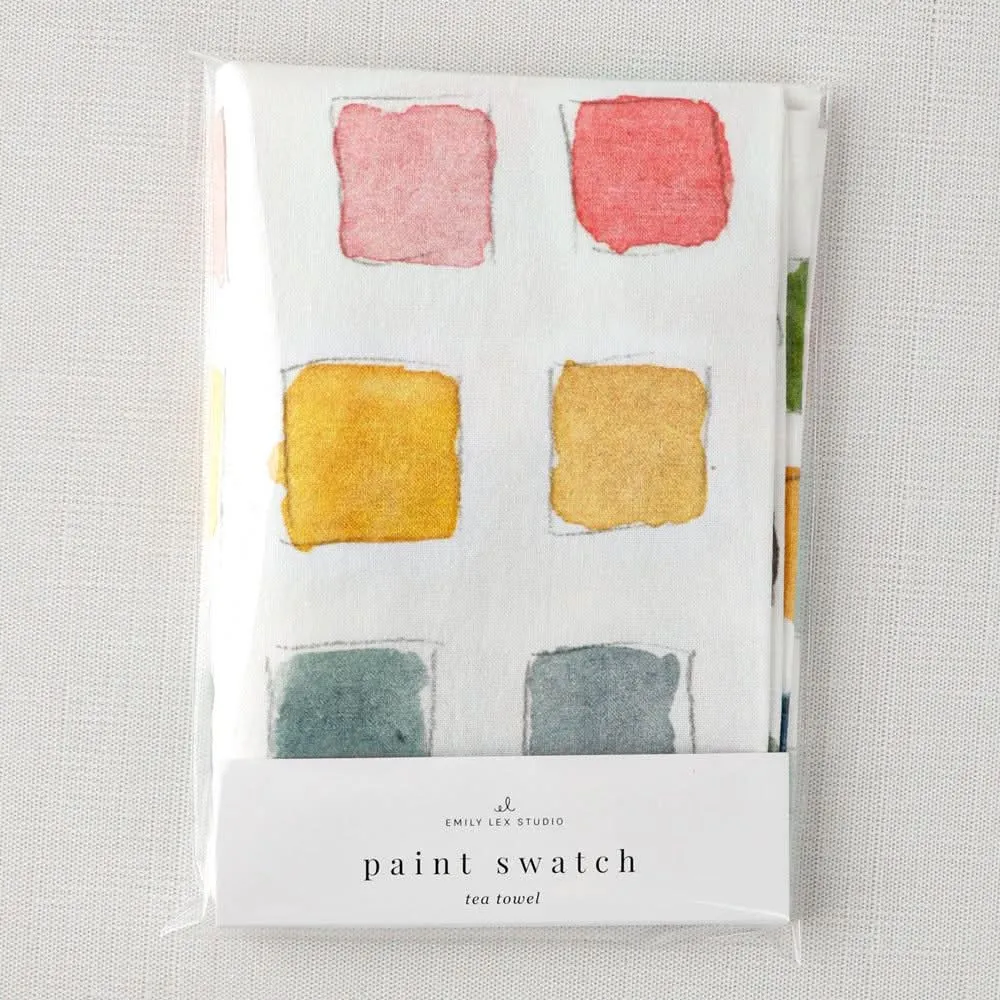 paint swatch towel