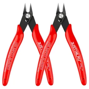 PLATO Carbon Steel Precision Wire Cutting Pliers: Versatile Tool for DIY - Red