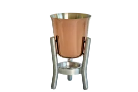 PVD Copper coated Stainless Steel Champagne Cooler with Stainless Steel Stand