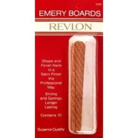 Revlon Emery Boards Nail Files x10