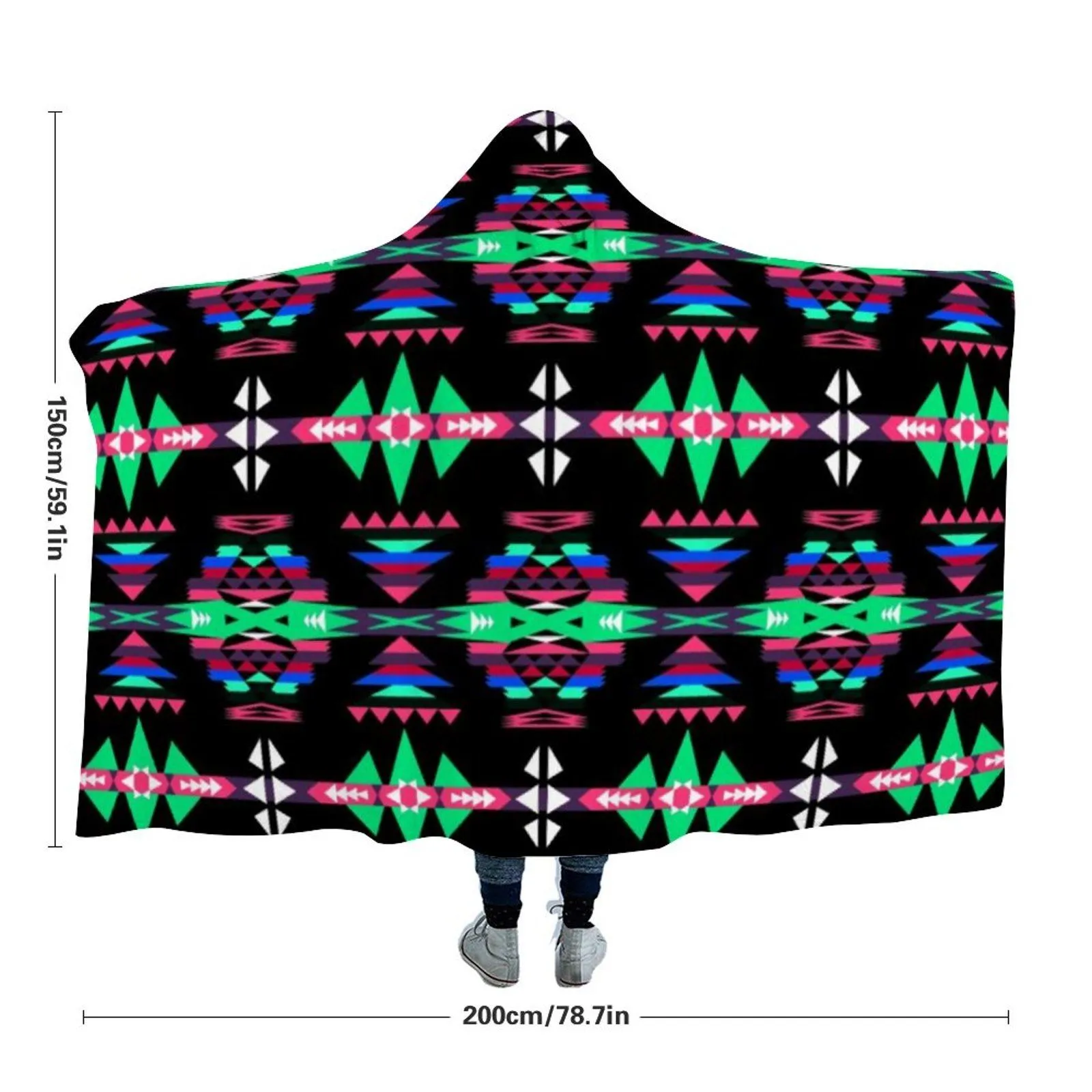 River Trail Journey Hooded Blanket