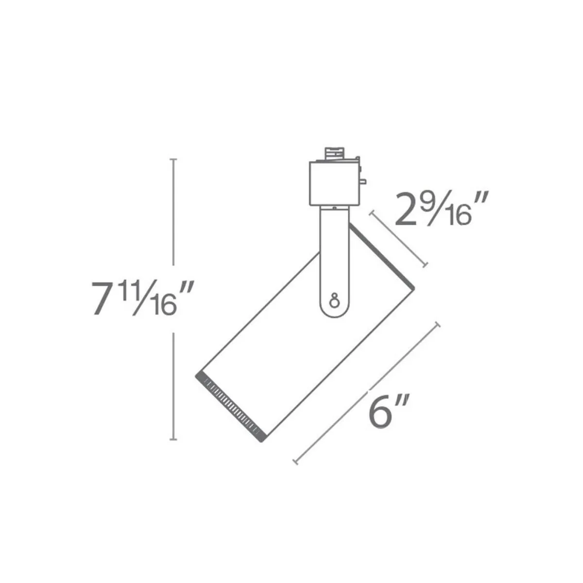 Silo LED Track Head 20W 1100 Lumens 3000K, Halo, Black