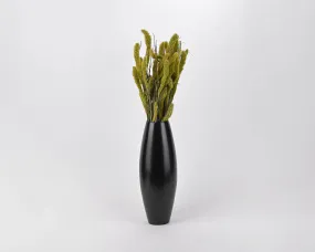 Small Bamboo Floor or Table Vase Handmade Vase for Dried Flowers