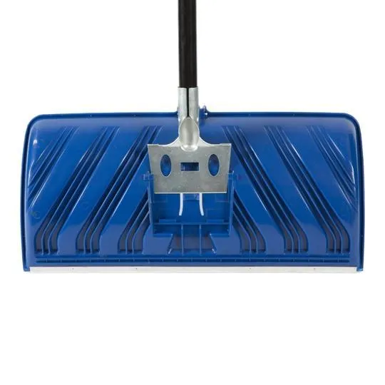 Snow Joe SJEG24 2-in-1 Snow Pusher   Ice Chopper | 24-Inch | Poly Blade (Blue)