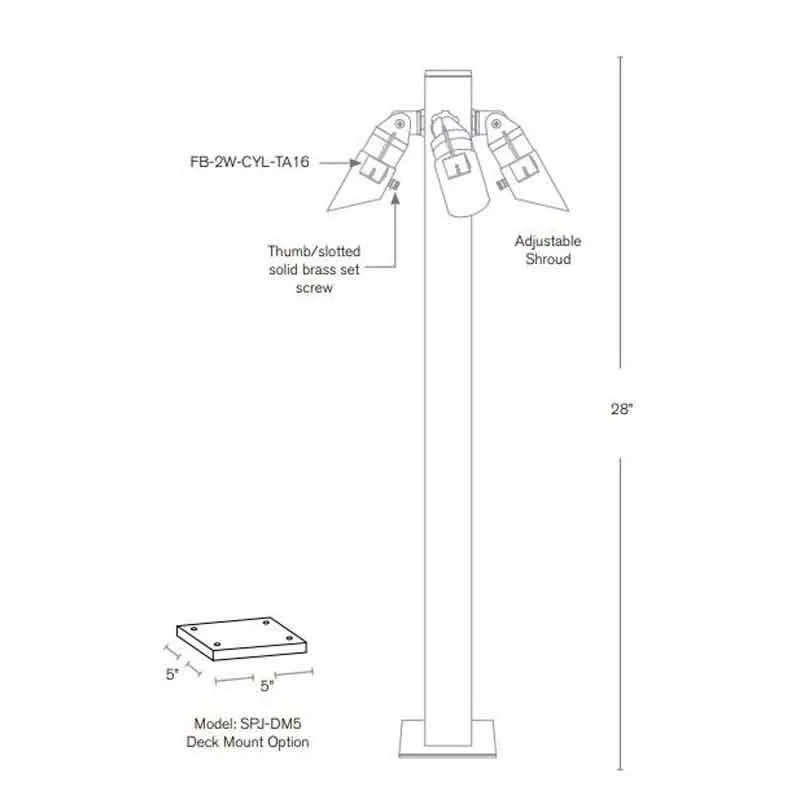 SPJ Lighting SPJ-23D 2W LED Pathlight 12V