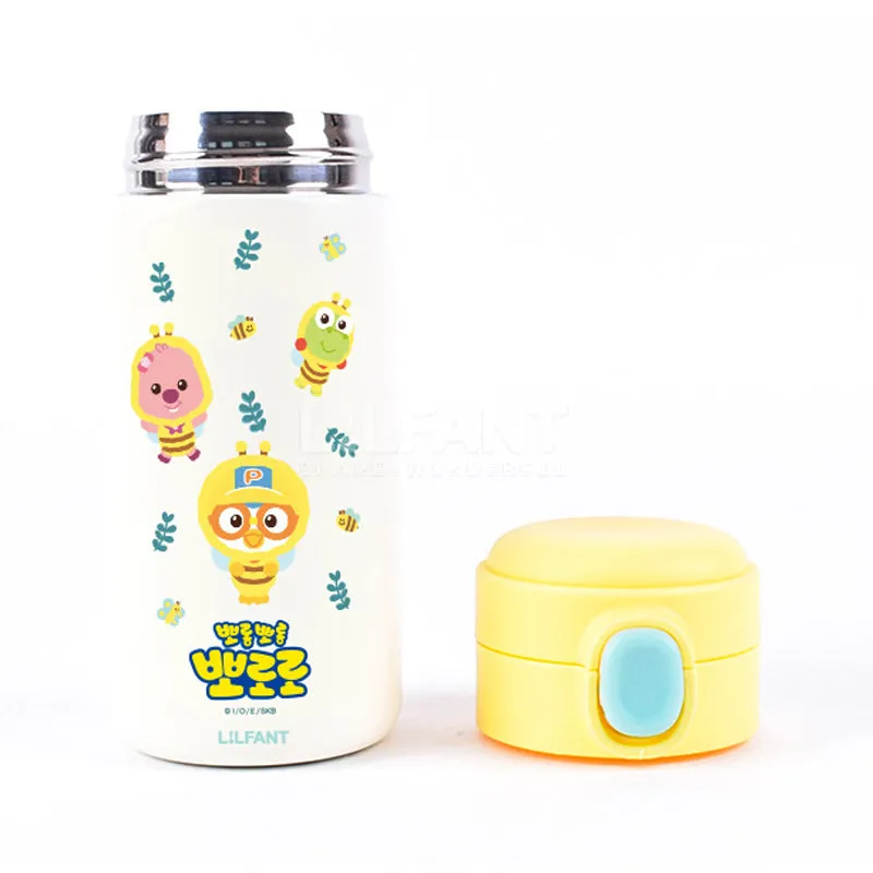 Stainless Capsule One-touch Tumbler 320ml-Pororo