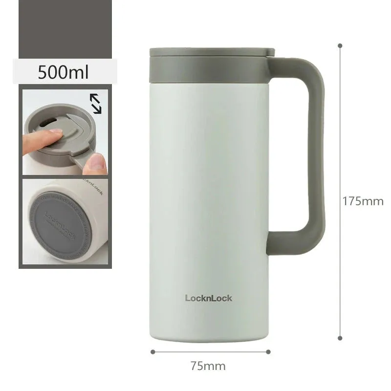 Stylish Stainless Steel Thermos Mug - Keep Your Drinks Cold