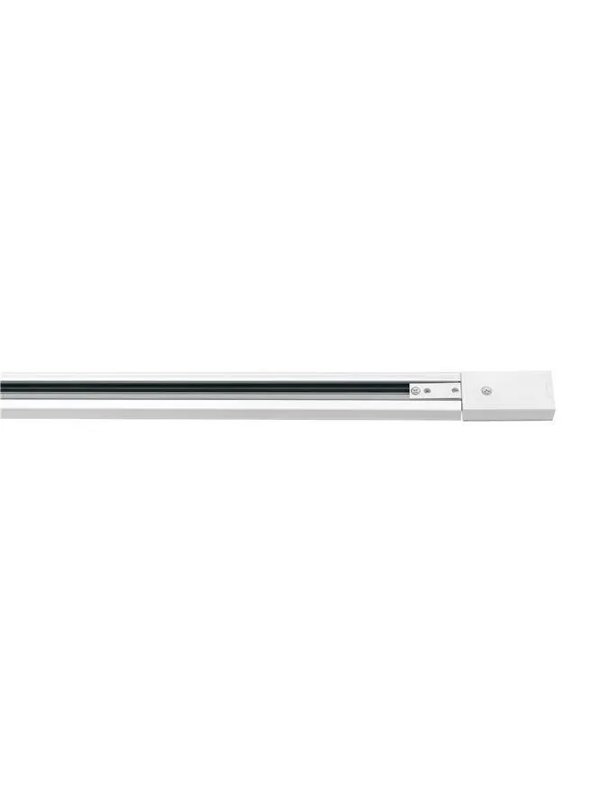 Surbiton White Aluminium 2 Meter Track Rail - ID 8714