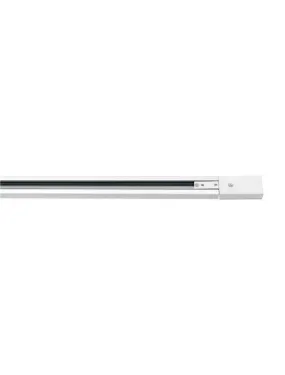 Surbiton White Aluminium 2 Meter Track Rail - ID 8714