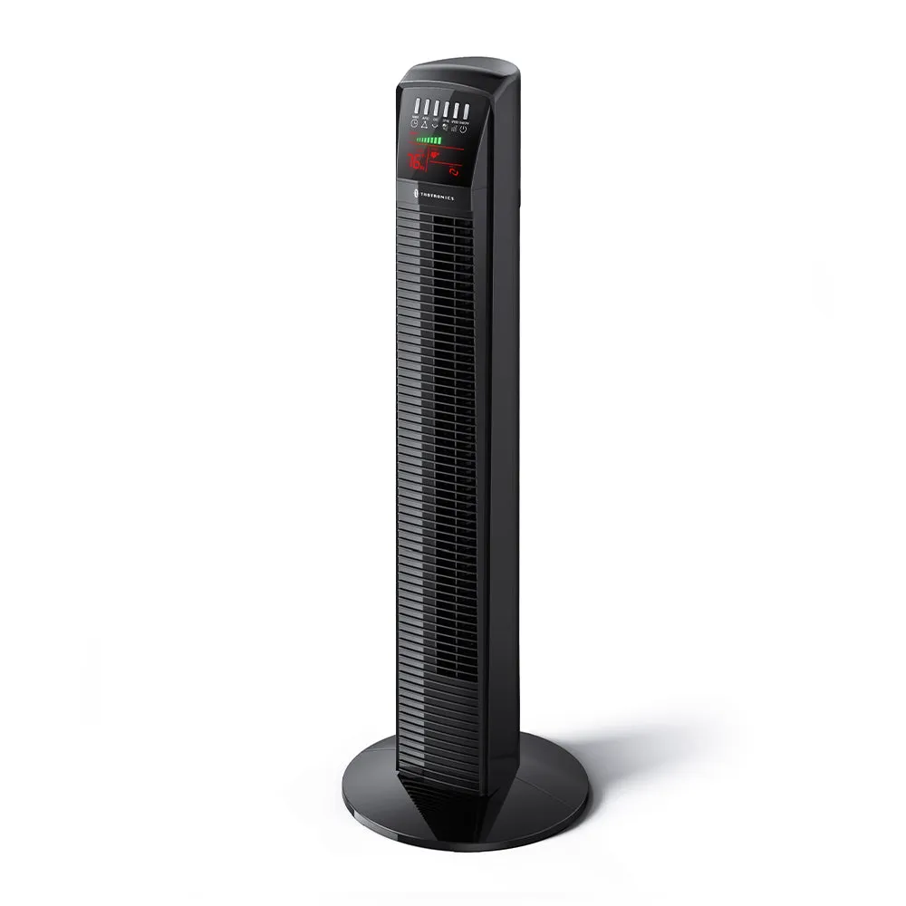 TaoTronics Tower Fan, 35" 65° Oscillating Cooling Fan, Powerful Floor Fan with Remote, LED Display, 3 Speeds, 9 Modes, Up to 12H Timer 2024