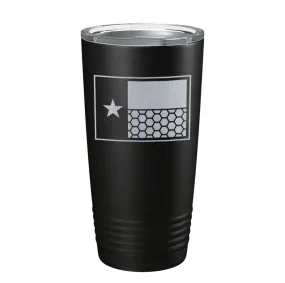 Texas Flag Honeycomb Style Tumbler