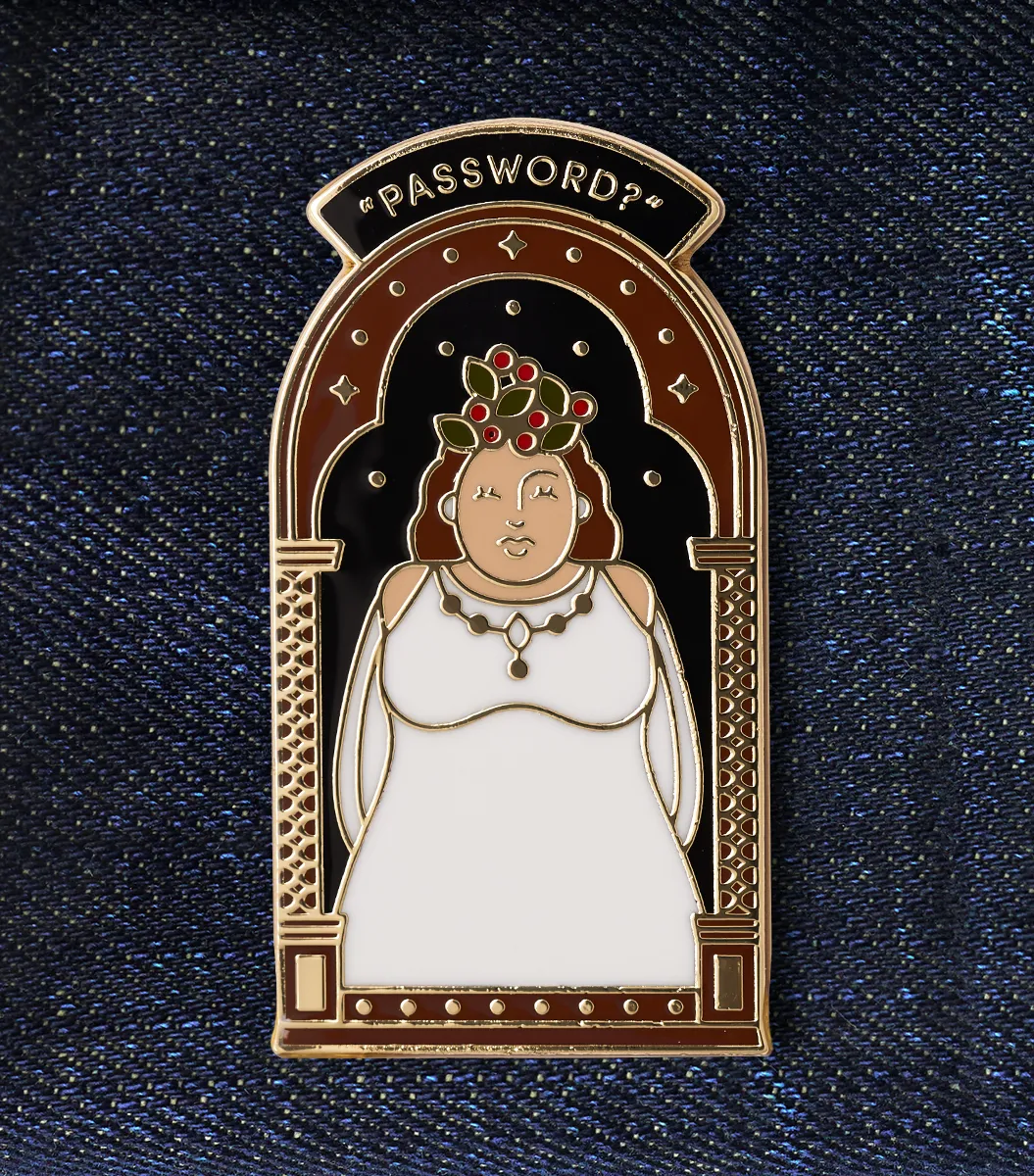 The Fat Lady Enamel Pin