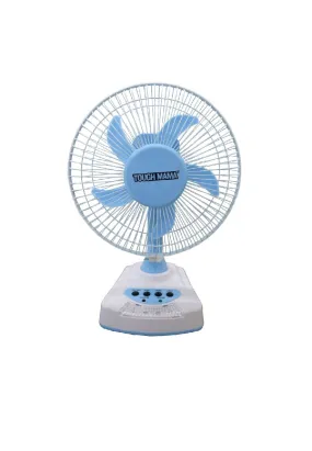 Tough Mama Rechargeable Fan With LED Light 8"