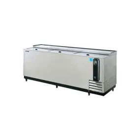 Turbo Air (TBC-95SD-N) 95" Wide Bottle Cooler featuring Three Solid Doors